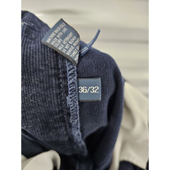 Ralph Lauren Polo Men's Straight Fit Corduroy Pants | Navy | 36/32 - Picture 6 of 6